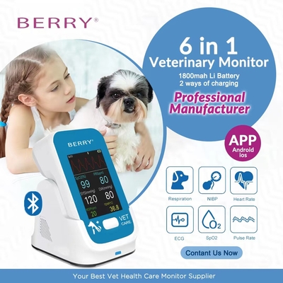 DC 12V Veterinary Care Monitor with Storage Temperature-20°C~60°C and Operating Temperature0°C~40°C