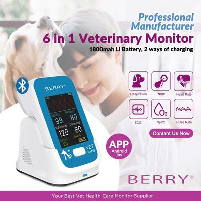RESP Veterinary Patient Monitor With Bluetooth BLE 5.0  Pet Health